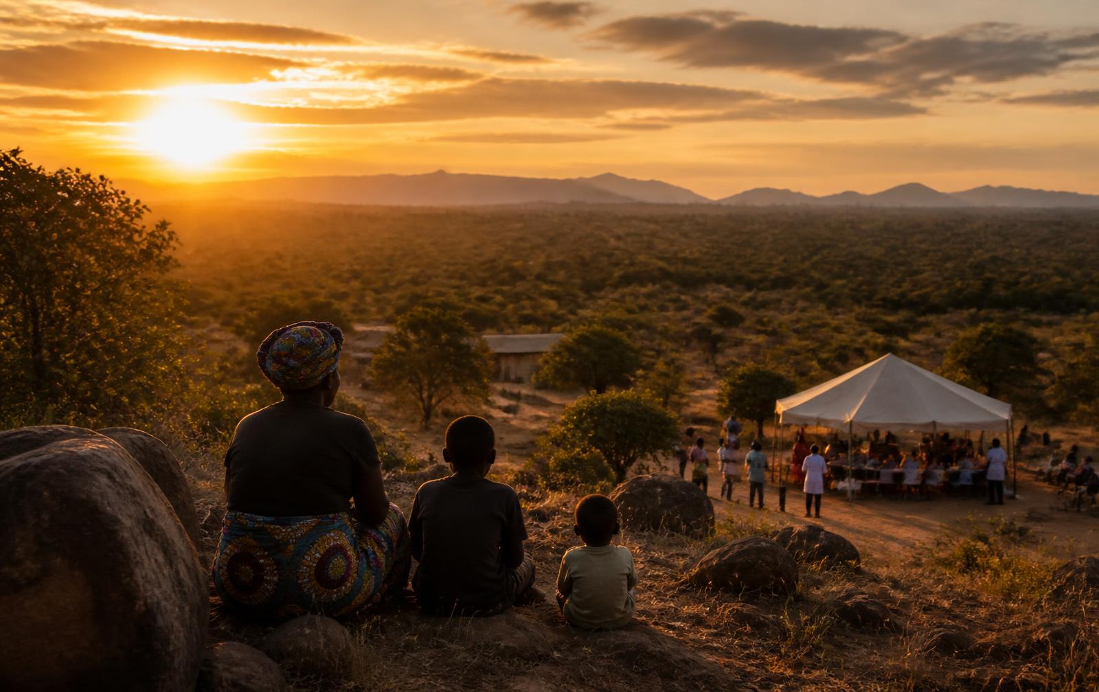 Zambian landscape and community